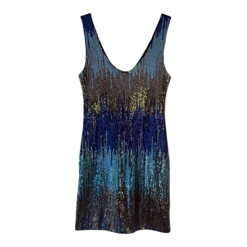 Frederick’s of Hollywood Ombré Sequin Mini Dress – XS